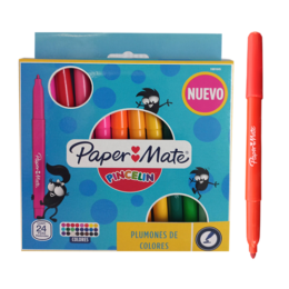 Plumones Paper Mate Doble Punta